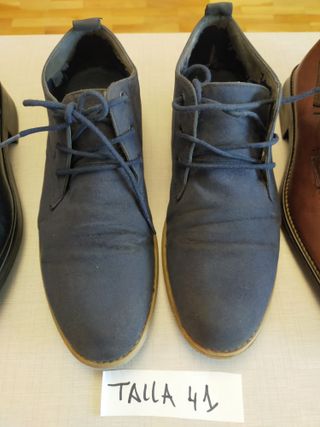 Lote 3 Zapatos Piel Hombre Talla 41 y 42 ganga