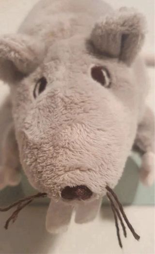 Ratón IKEA gris * 22 cm sin cola *MUY BUEN ESTADO