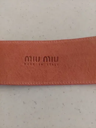 Cintura Miu Miu Rosa