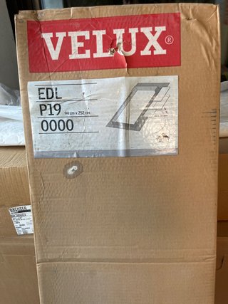 Caseton velux ventana balcon para pizarra