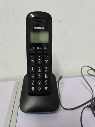 Teléfono Inalámbrico Panasonic Negro/Azul