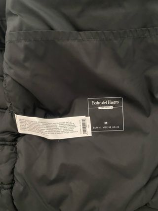 Chaleco acolchado Pedro del Hierro negro