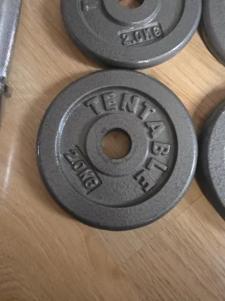Pesas Tentable con discos 2kg