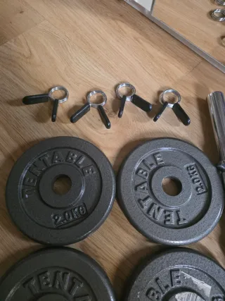 Pesas Tentable con discos 2kg