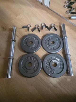 Pesas Tentable con discos 2kg