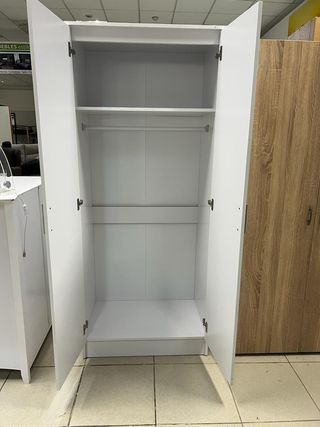 Armario 2 Puertas Sonoma/Blanco