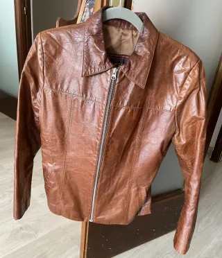 Chaqueta de cuero argentino