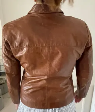 Chaqueta de cuero argentino