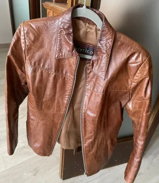 Chaqueta de cuero argentino