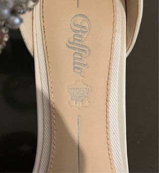 Zapatos de Novia Buffalo Anna Ivory Talla 40 piel