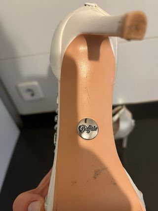 Zapatos de Novia Buffalo Anna Ivory Talla 40 piel