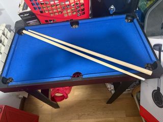 Juego 3 en 1: Billar, Hockey y Tenis de Mesa