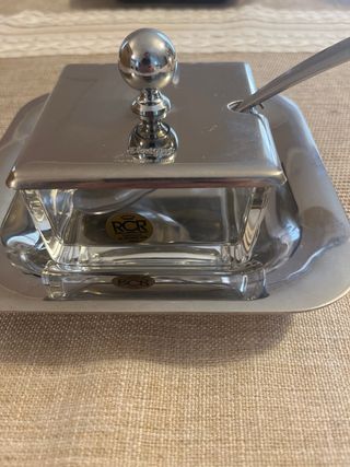Set Oliera e Formaggera RCR Cristallo