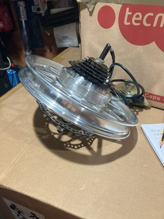 Motor y piñones bici eléctrica