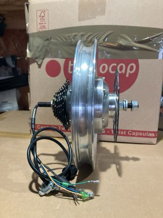 Motor y piñones bici eléctrica