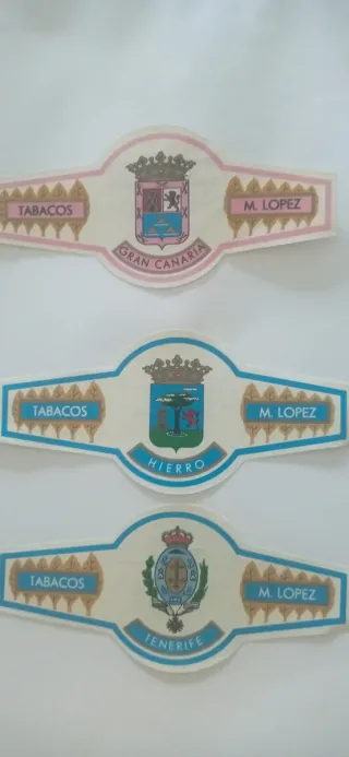 3 Vitolas Tabacos M. López
