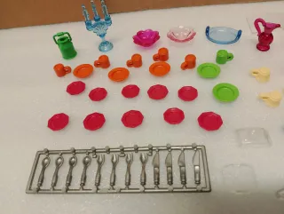 Lote accesorios vajilla Playmobil