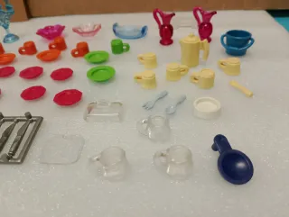 Lote accesorios vajilla Playmobil