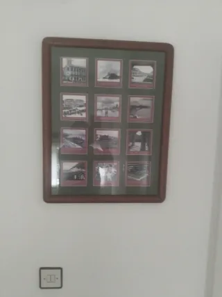 Cuadro decorativo madera y cristal