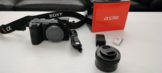 Cámara Sony Alpha 6700 + Objetivo 16-50+Cargador