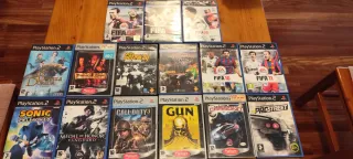 Lote 13 Juegos PS2: FIFA, Gun, Vanguard y más