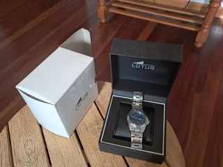 Reloj Lotus Multifunción Azul Plateado