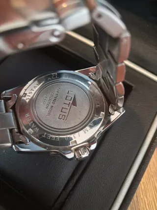 Reloj Lotus Multifunción Azul Plateado