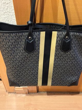Bolso Tote Michael Kors Marrón y Amarillo