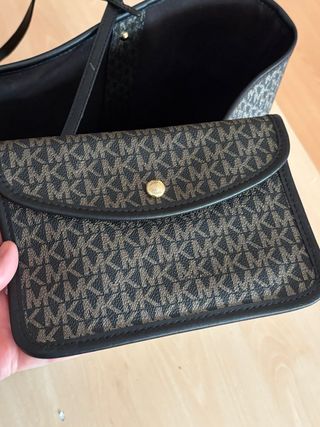 Bolso Tote Michael Kors Marrón y Amarillo