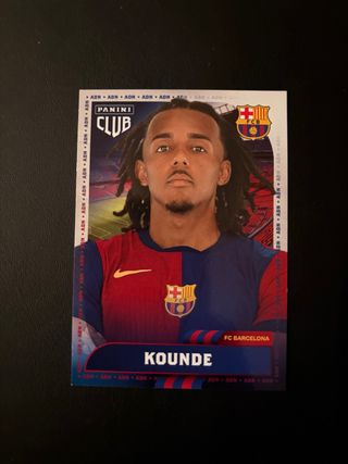 Cromo Kounde FC Barcelona Panini Club