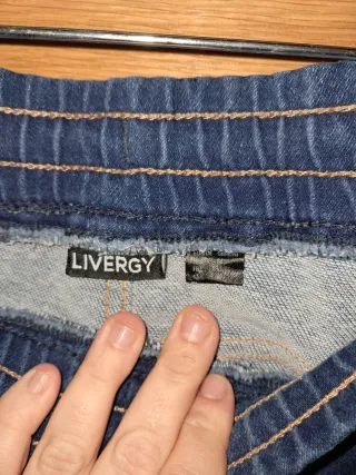 Pantalón vaquero jogger azul