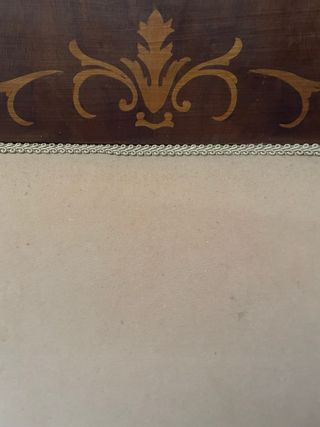 Juego 2 Sillas Antiguas Madera y Tela