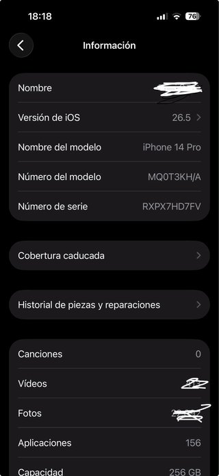 iPhone 14 Pro 256GB Negro
