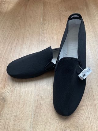 Zapatillas loneta España Negras Talla 44