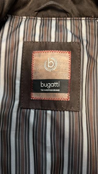 Chaqueta Bugatti ante marrón