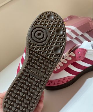 Adidas Samba Corazón Rosa Blanco