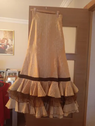 Vestido Flamenco Negro y Rojo Talla Única