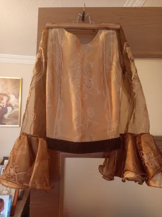 Vestido Flamenco Negro y Rojo Talla Única