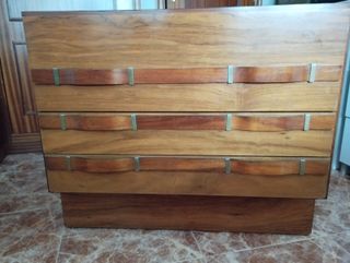 Cómoda de madera de 3 cajones