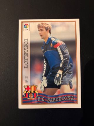 Cromo Julen Lopetegui FC Barcelona