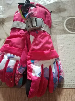 Guantes de nieve infantiles multicolor xs