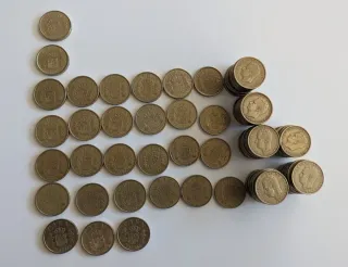 85 monedas 100 Pesetas 1982-1990