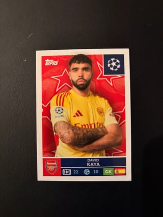 Cromo David Raya Champions Topps 2023-24