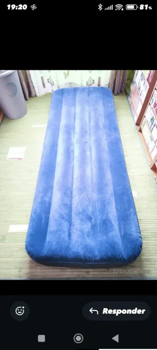 Cama hinchable 190x130 + cama hinchable individual