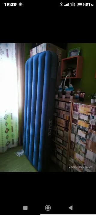 Cama hinchable 190x130 + cama hinchable individual