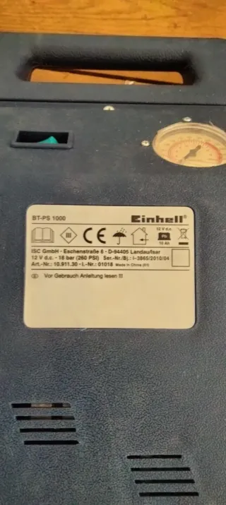 Avviatore Einhell BT-PS 1000 BLUE