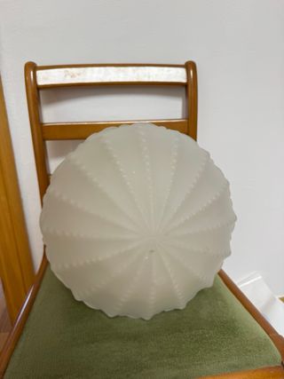 Lámpara vintage cristal y metal dorado