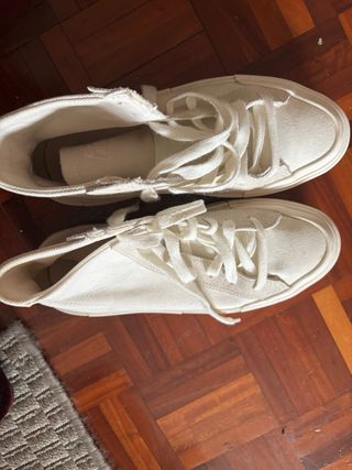 Botines Converse Plataforma Beige