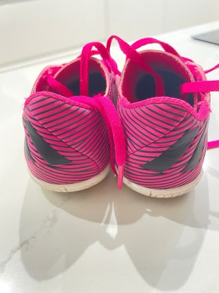 Zapatillas Adidas Nemezis Fútbol Rosa