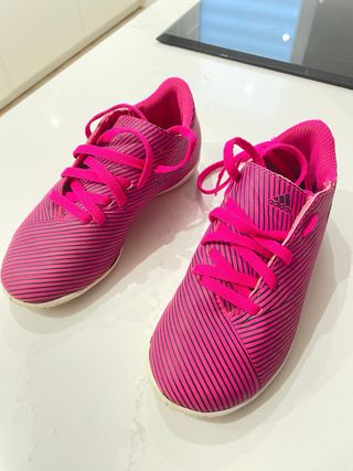 Zapatillas Adidas Nemezis Fútbol Rosa